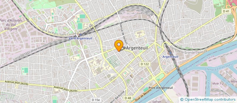 localisation de l'entreprise S.C.P.P.  SOISY-SOUS-MONTMORENCY