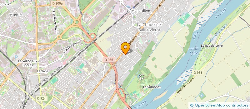 localisation de l'entreprise S.C.P.V.CENTRE  LA CHAUSSEE-SAINT-VICTOR