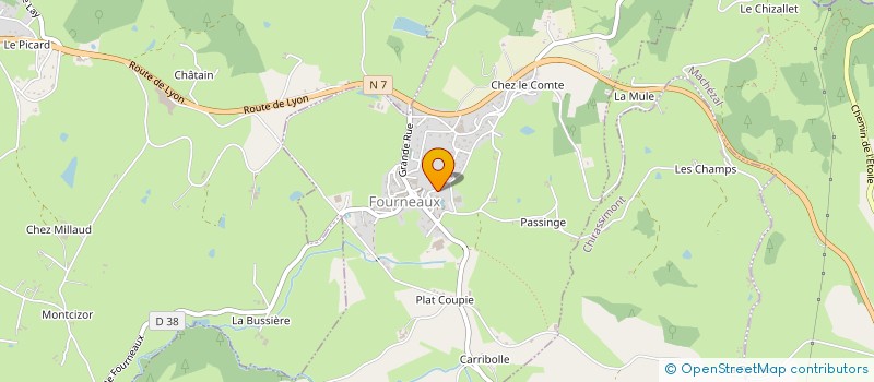 localisation de l'entreprise S.C. PALOJO  FOURNEAUX