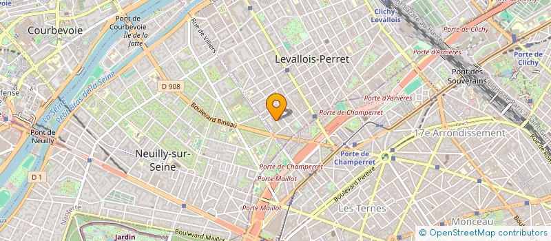 localisation de l'entreprise S.C. PARTICULIERE EPINAY MONT SAINT D à LEVALLOIS-PERRET