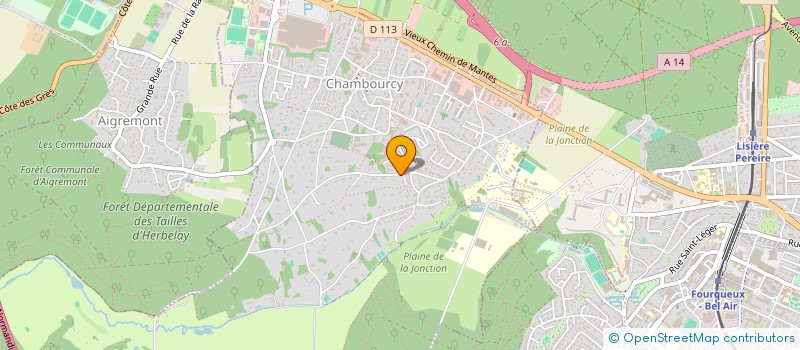 localisation de l'entreprise S&C PARTNERS à CHAMBOURCY