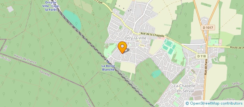 localisation de l'entreprise S.C. PATRIMONIALE BREWER  ORRY-LA-VILLE