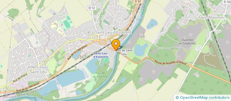 localisation de l'entreprise S.C. PATRIMONIALE SALGUEIRO GONCALVES  SAINT-LEU-D'ESSERENT