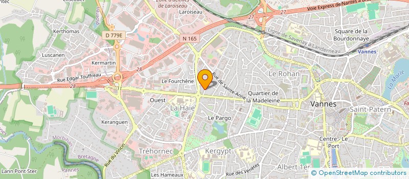 localisation de l'entreprise S.C. PICALIG à VANNES