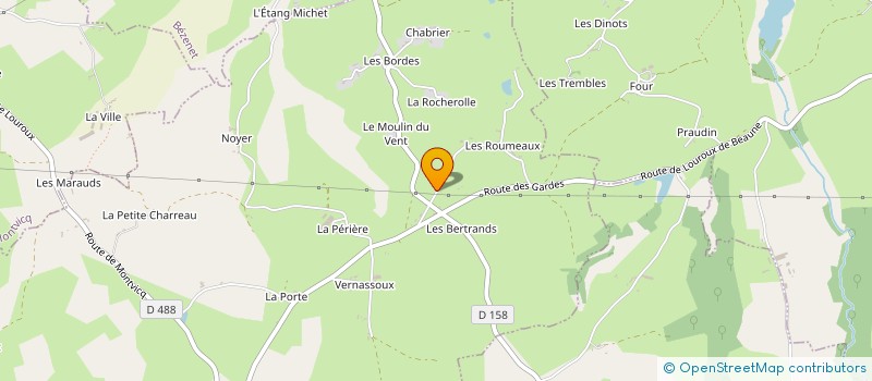 localisation de l'entreprise S.C. PMCS  LOUROUX-DE-BEAUNE