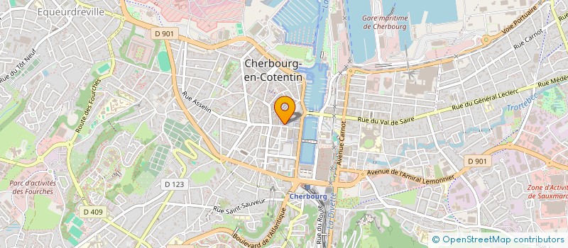 localisation de l'entreprise S.C.R.P. à CHERBOURG-EN-COTENTIN