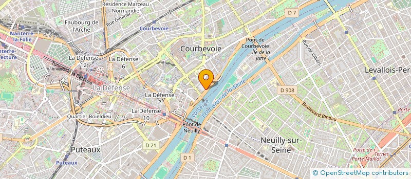 localisation de l'entreprise S.C. RESIDENCE LATECOERE à COURBEVOIE