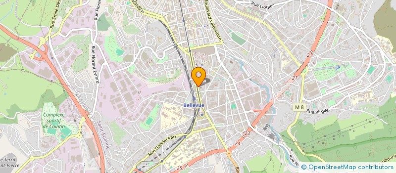 localisation de l'entreprise S C S  SAINT-ETIENNE