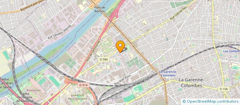 localisation de l'entreprise S.C.S.C. SOC CORDONNER SERRUR COLOMBES  COLOMBES