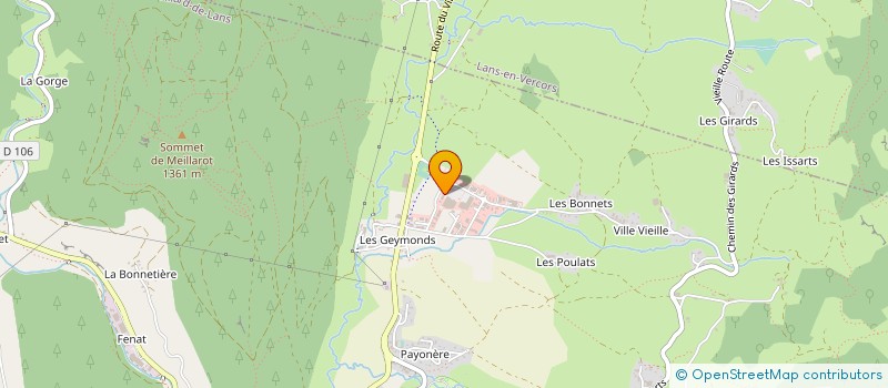 localisation de l'entreprise S C S INFORMATIQUE à VILLARD-DE-LANS