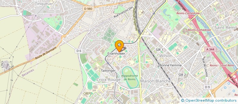 localisation de l'entreprise S.C.S. MAHIEUX ANTOINE ET CIE  REIMS