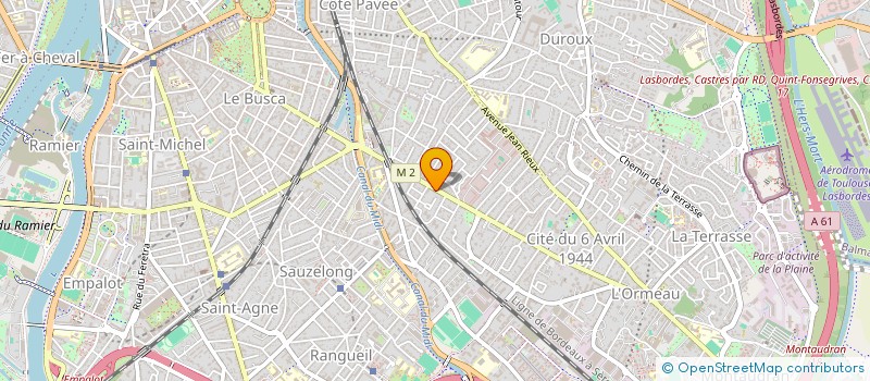localisation de l'entreprise S.C. SIMSAM IMMO à TOULOUSE