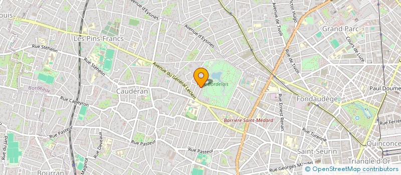 localisation de l'entreprise S.C SOUBELET  BORDEAUX