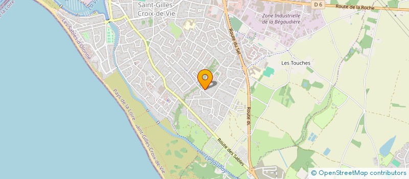 localisation de l'entreprise S.C. STERA à SAINT-GILLES-CROIX-DE-VIE