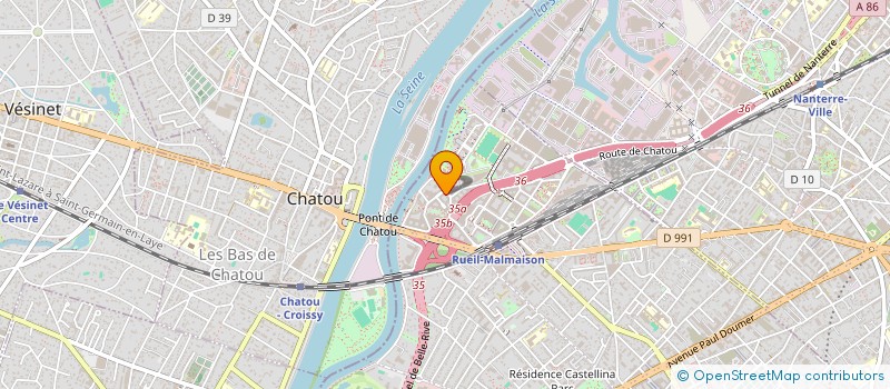 localisation de l'entreprise S C T 92 à RUEIL-MALMAISON