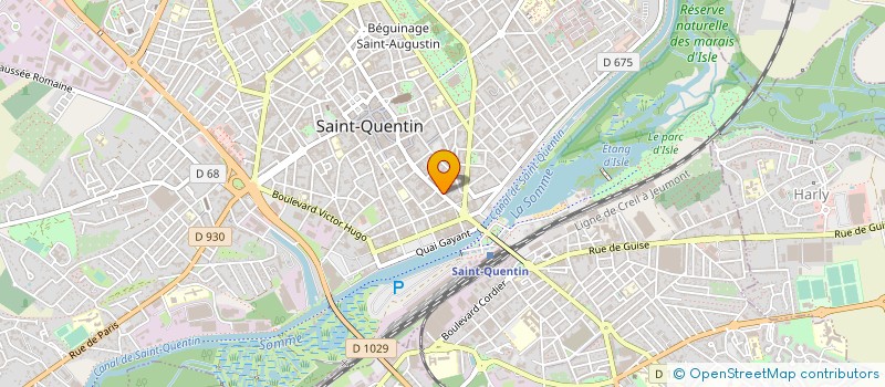 localisation de l'entreprise S.C T.F à SAINT-QUENTIN