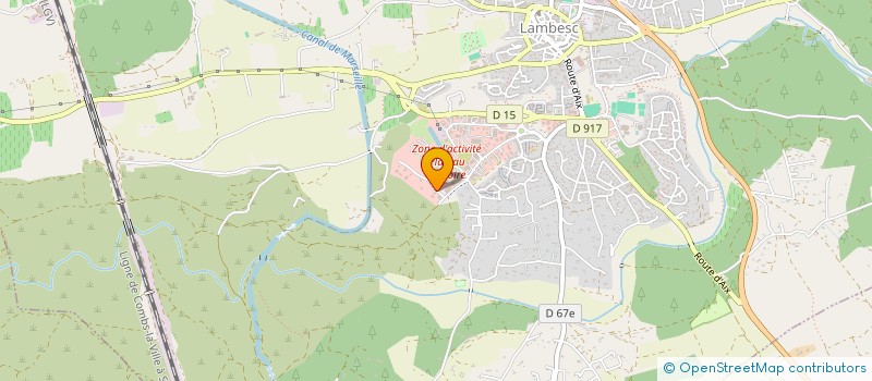 localisation de l'entreprise S.C.T. LAMBESC  LAMBESC