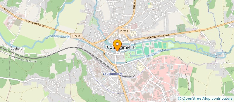 localisation de l'entreprise S.C.T. LES MARIE à COULOMMIERS
