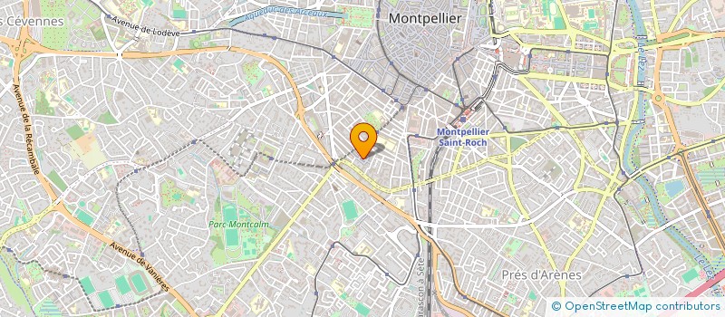 localisation de l'entreprise S.C TOUR DU MONDE A LA RAME à MONTPELLIER