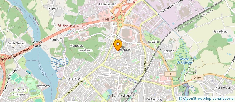 localisation de l'entreprise S.C. TYPIEC  LANESTER