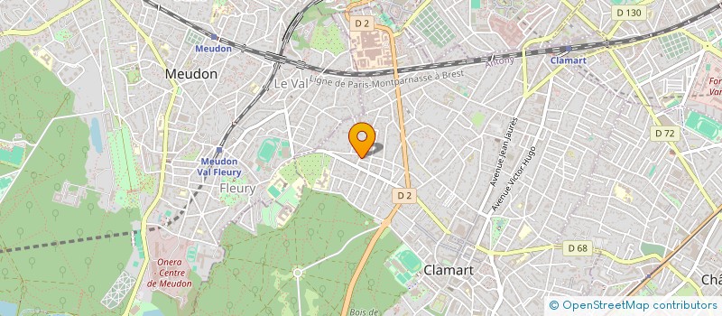 localisation de l'entreprise S.C.V à CLAMART