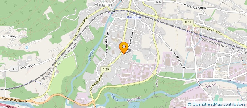 localisation de l'entreprise S C V  MARIGNIER