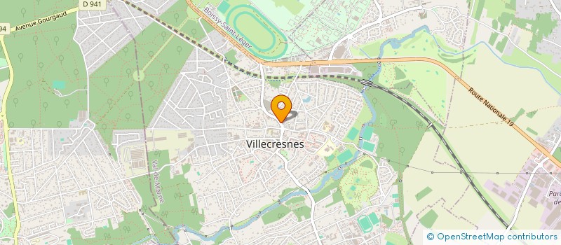 localisation de l'entreprise S.C.V. DISTRIBUTION  VILLECRESNES