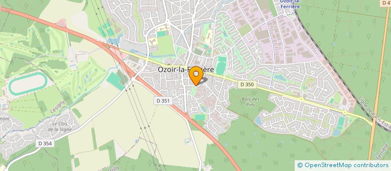 localisation de l'entreprise S C V H  OZOIR-LA-FERRIERE