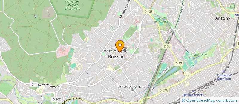 localisation de l'entreprise S-CAL à VERRIERES-LE-BUISSON