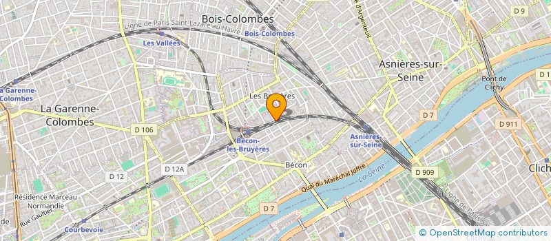 localisation de l'entreprise S-CAL CROSSFIT à COURBEVOIE