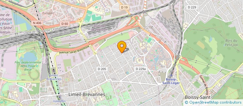 localisation de l'entreprise S'CAL LB  LIMEIL-BREVANNES