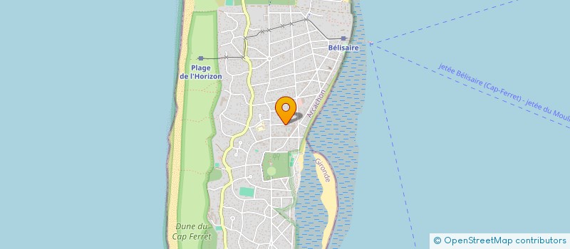 localisation de l'entreprise S'CAP  LEGE-CAP-FERRET