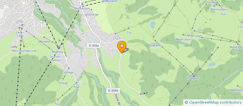 localisation de l'entreprise S-CAPADES  MEGEVE