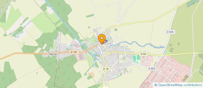 localisation de l'entreprise S'CAPADES SISSONNAISES  SISSONNE