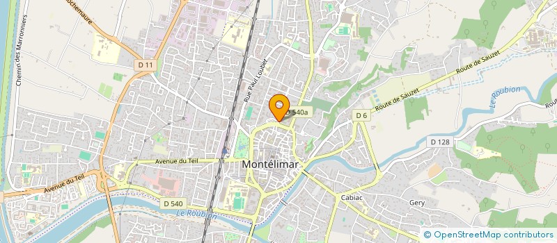 localisation de l'entreprise S.CAPITAL  MONTELIMAR