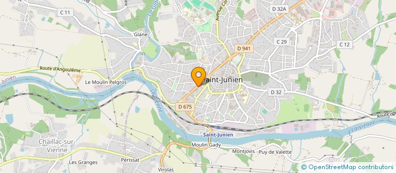 localisation de l'entreprise S. CARNAUD  SAINT-JUNIEN