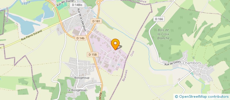 localisation de l'entreprise S. CARROSSERIE à GISORS
