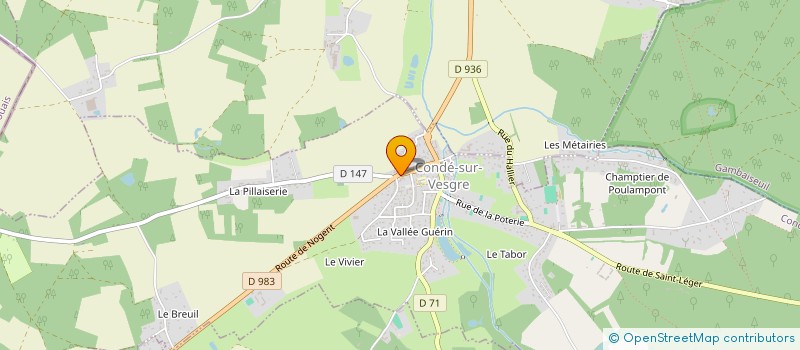 localisation de l'entreprise S CCC  CONDE-SUR-VESGRE