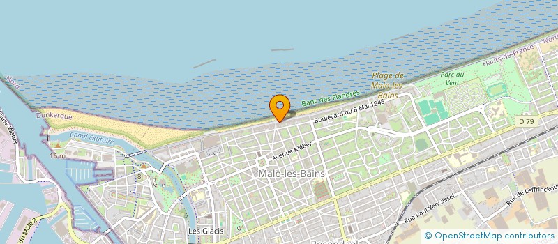 localisation de l'entreprise S.CI. VIBON à DUNKERQUE