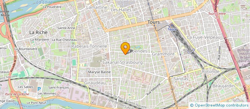 localisation de l'entreprise S&CK INTERNATIONAL  TOURS