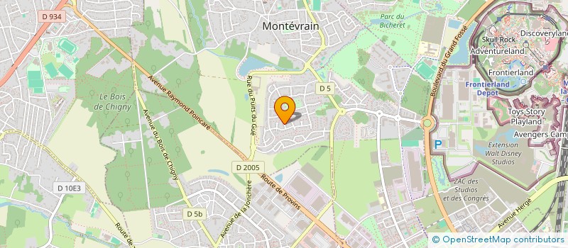 localisation de l'entreprise S&CO  MONTEVRAIN