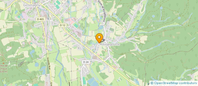 localisation de l'entreprise S. COM ... à ROUGEGOUTTE