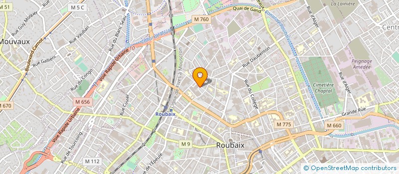 localisation de l'entreprise S COM SYSTEM à ROUBAIX