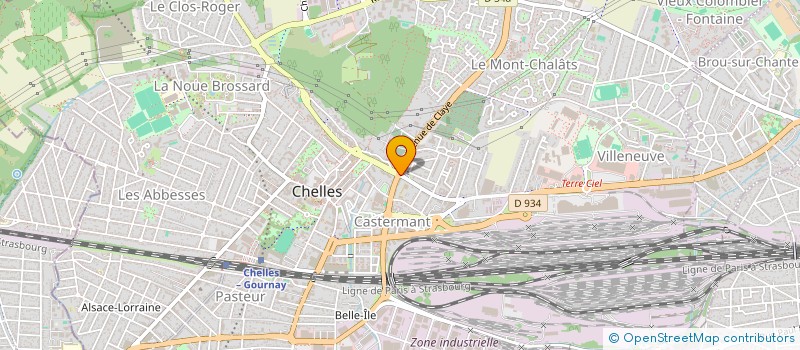 localisation de l'entreprise S COMPAGNY  CHELLES