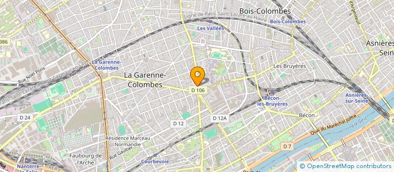 localisation de l'entreprise S.CONNECT à LA GARENNE-COLOMBES