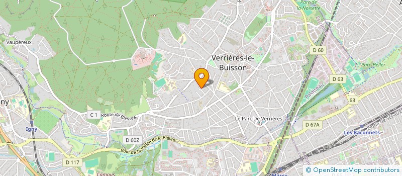 localisation de l'entreprise S.CONSEIL à VERRIERES-LE-BUISSON