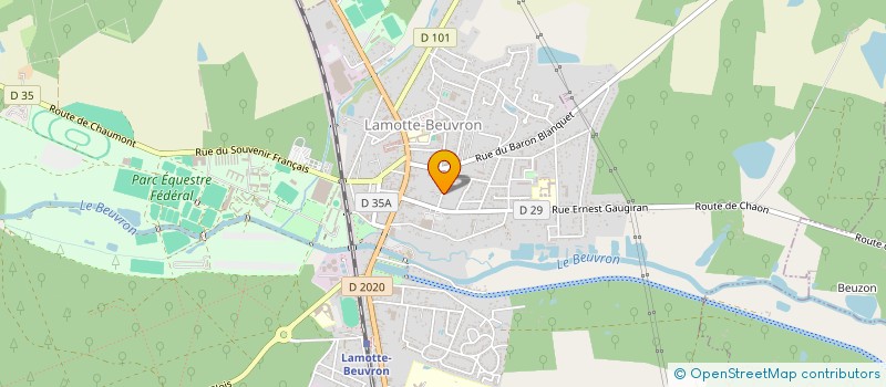 localisation de l'entreprise S-CONSEIL EURL  LAMOTTE-BEUVRON