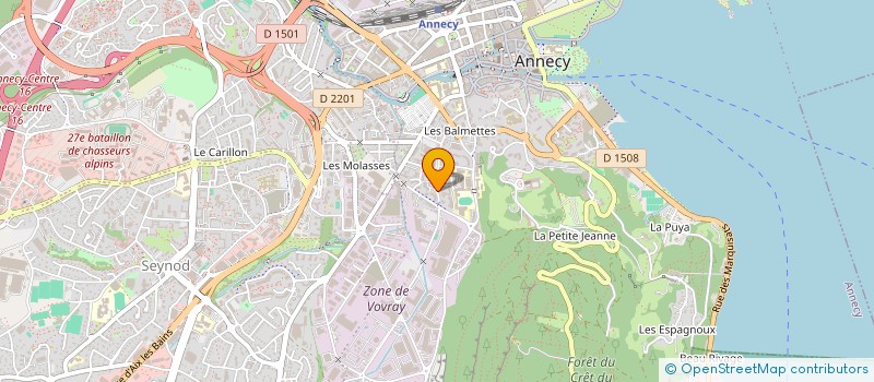 localisation de l'entreprise S CONSEPT à ANNECY