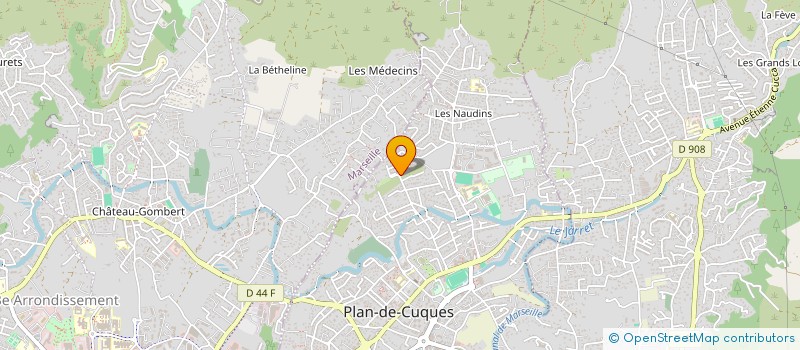 localisation de l'entreprise S.CONSTRUCTIONS  PLAN-DE-CUQUES