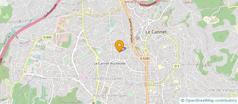 localisation de l'entreprise S. CORTEZ à LE CANNET